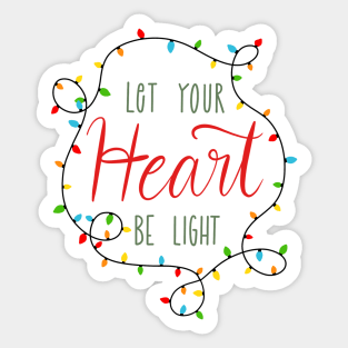 christmas lights Sticker